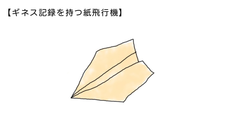 ギネス記録を持つ紙飛行機