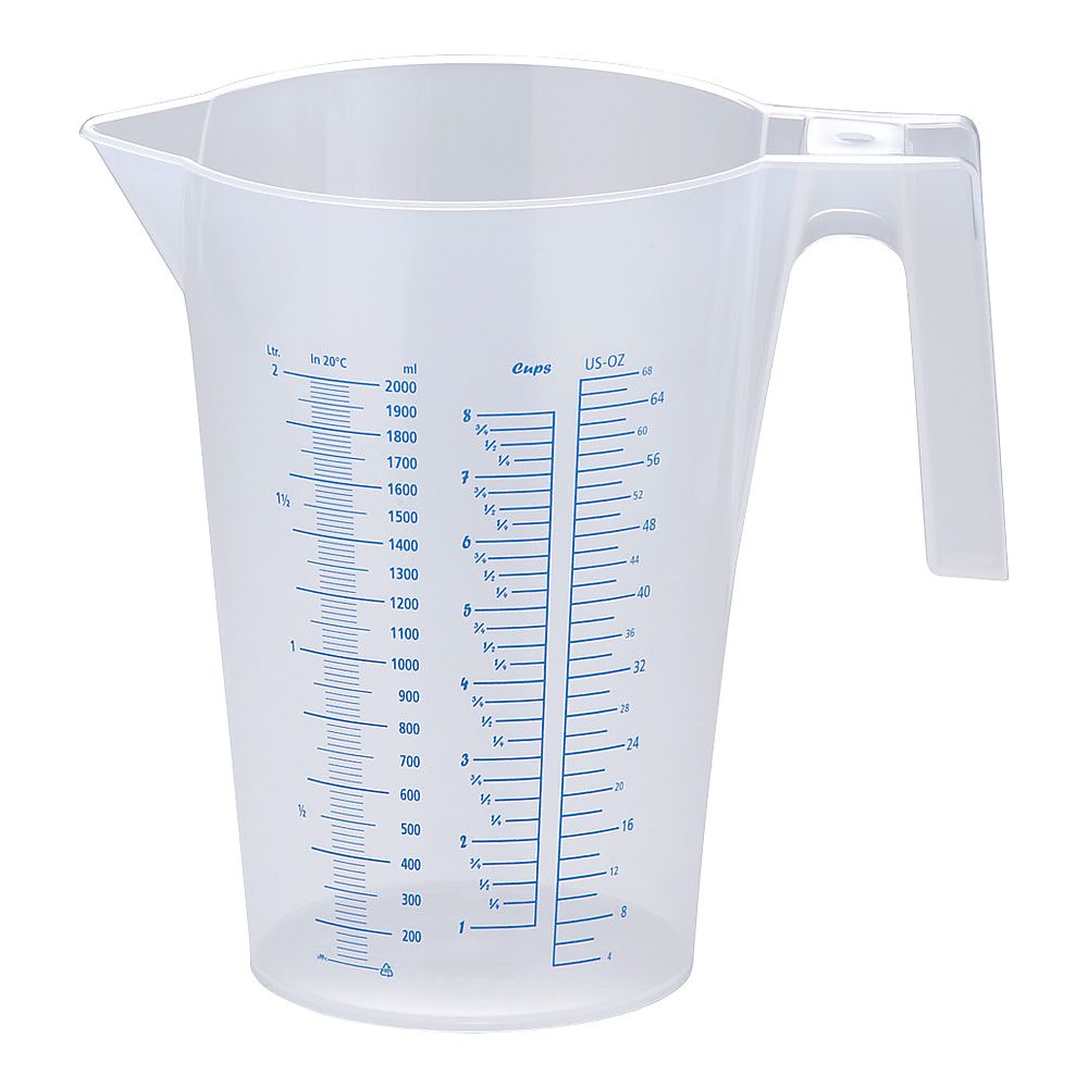 サーモハウザー サーモ PPスタッキング メジャーカップ 2000mL BMZ4103 1個(ご注文単位1個)【直送品】