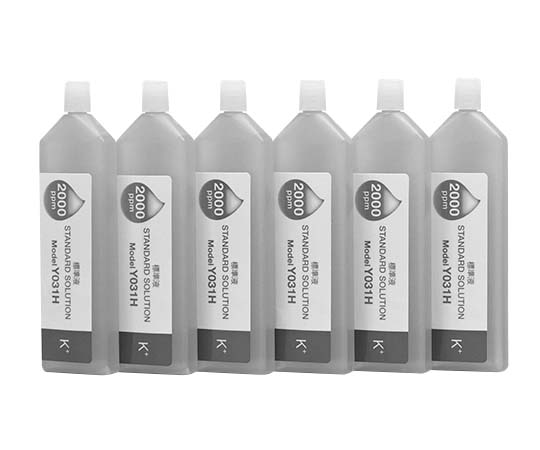 HORIBA カリウムイオン標準液 14mL×6本 2000ppm Y031H 1式(ご注文単位1式)【直送品】