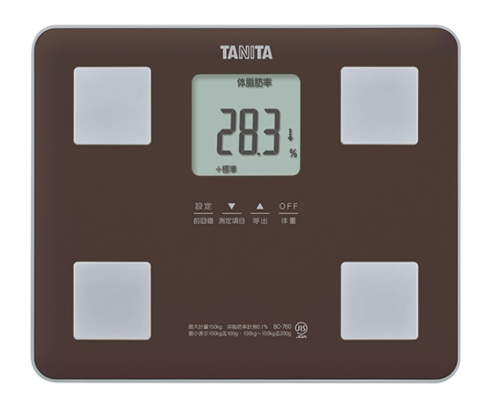 タニタ 体組成計 ブラウン BC-760-BR 1台(ご注文単位1台)【直送品】