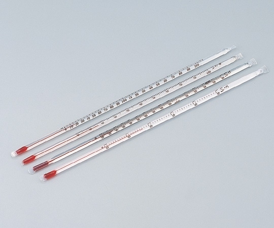 日本計量器工業 フッ素樹脂被膜温度計 0~50℃ アルコール JC-2211 1本(ご注文単位1本)【直送品】