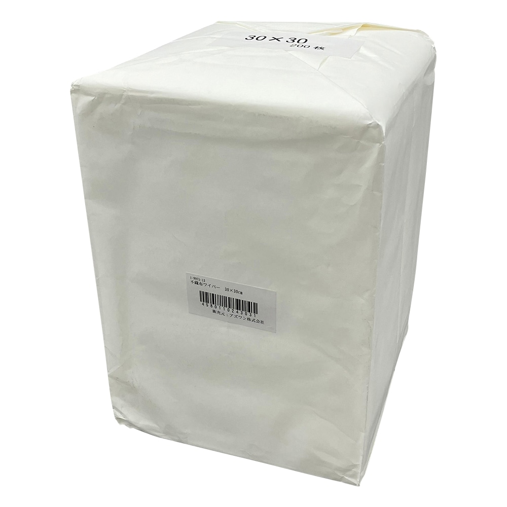 アズワン 不織布ワイパー 300×300mm 1包(200枚入) 1包(ご注文単位1包)【直送品】