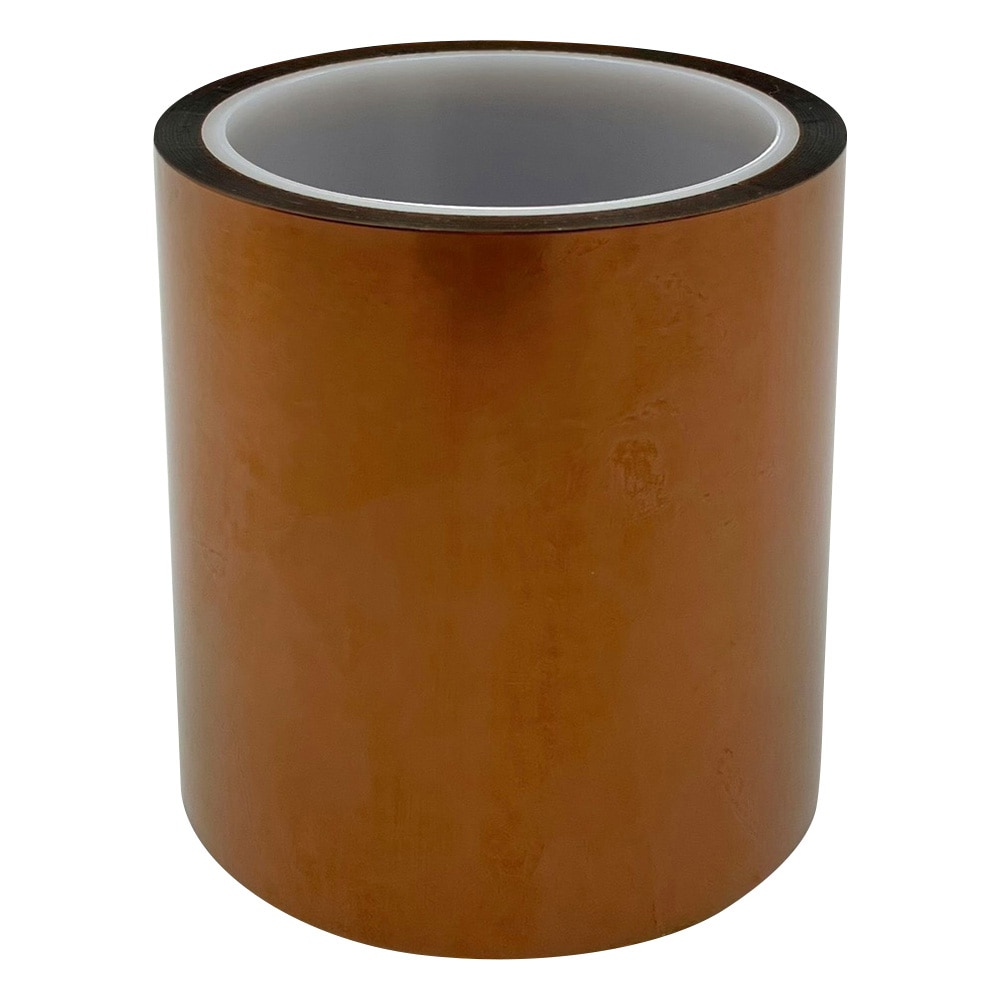 アズワン ポリイミド粘着テープ 100mm×25μm×33m KY6250G-W100 1巻(ご注文単位1巻)【直送品】