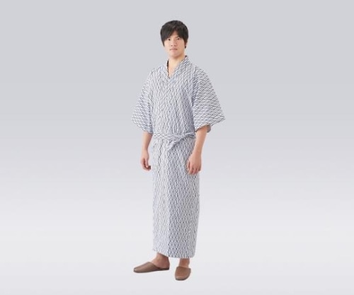オオサキメディカル ガーゼ寝巻 男性用M 74511 1枚(ご注文単位1枚)【直送品】