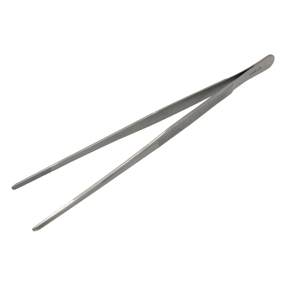 ナビス(アズワン) ピンセット(小波) 無鈎 230mm 1本(ご注文単位1本)【直送品】