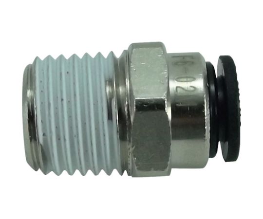 千代田通商 ファイブメイルコネクタ 6mm・R1/4 F6-02M 1個(ご注文単位1個)【直送品】