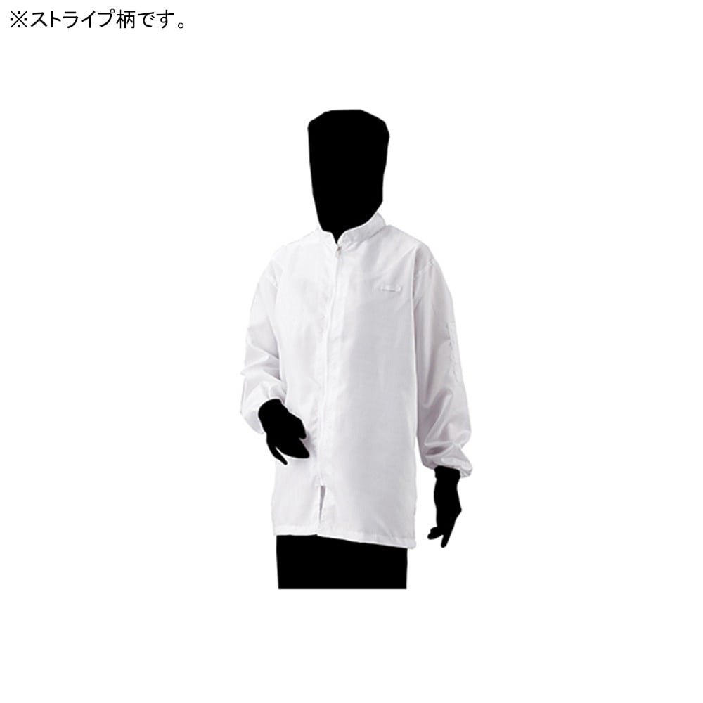 アズピュア（アズワン） APクリーンジャケット　白　L　SSJW 1着（ご注文単位1着）【直送品】