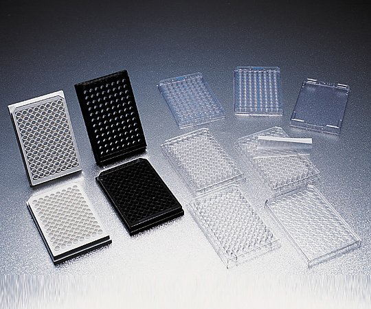 Corning(Falcon) セルカルチャープレート マルチウェルプレート・平底フタ付き 96ウェル 1袋5枚入 353075 1箱(ご注文単位1箱)【直送品】