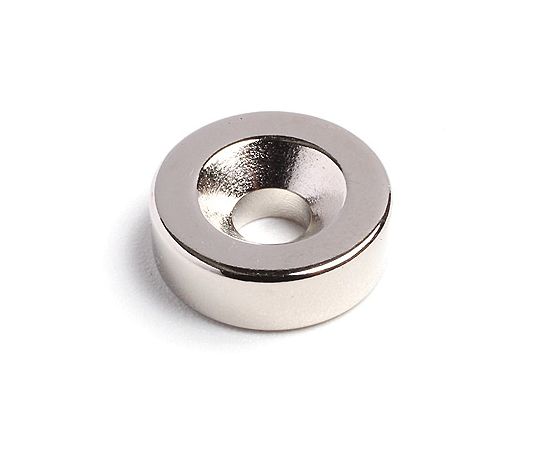 二六製作所 ネオジム Φ15×3-M4皿穴(N40) 10個入 NE359 1箱(ご注文単位1箱)【直送品】