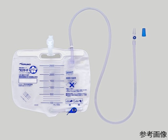 テルモ ウロガードプラス(閉鎖式導尿バッグ) 新鮮尿採取口あり 1箱(5個入) UD-BE3112P 1箱(ご注文単位1箱)【直送品】