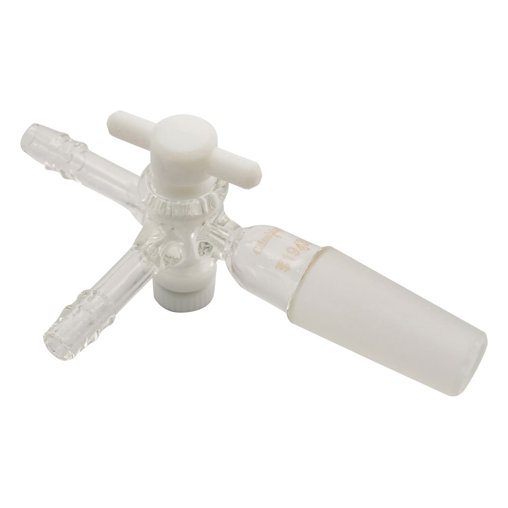 クライミング 共通摺合付三方コックⅡ型 テフロンコック TS19/38 CL0414-07-20 1個(ご注文単位1個)【直送品】