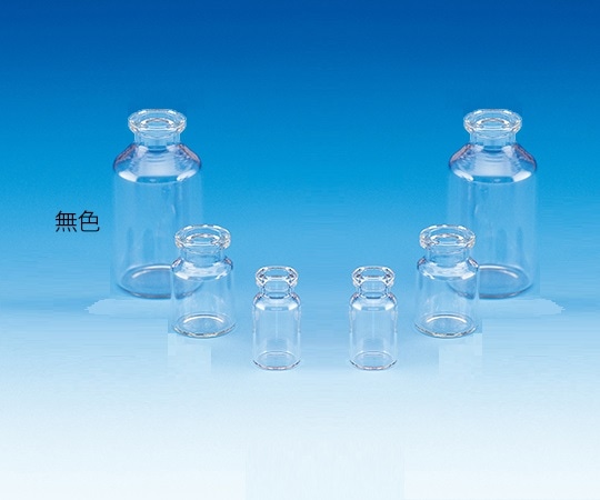 日電理化硝子 バイアル瓶(瓶のみ) 無色 5mL 50本入 V-5A 208006 1箱(ご注文単位1箱)【直送品】