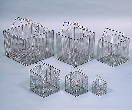 三和化研工業 角型洗浄カゴ 220×220×220(H) SS220 1個(ご注文単位1個)【直送品】