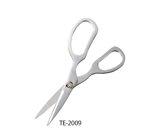 アズワン 検査用ハサミ ギザ刃 TE-2009 1個(ご注文単位1個)【直送品】
