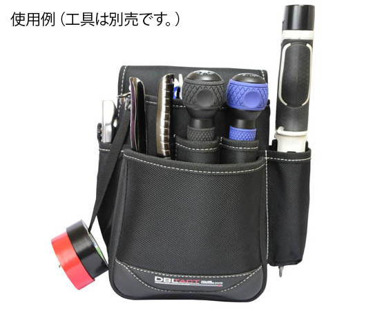 三共コーポレーション 腰袋 DT-28-BK 1個(ご注文単位1個)【直送品】