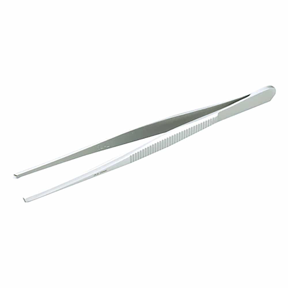 アズワン 有鈎ピンセット 直型130mm No.2 1本(ご注文単位1本)【直送品】