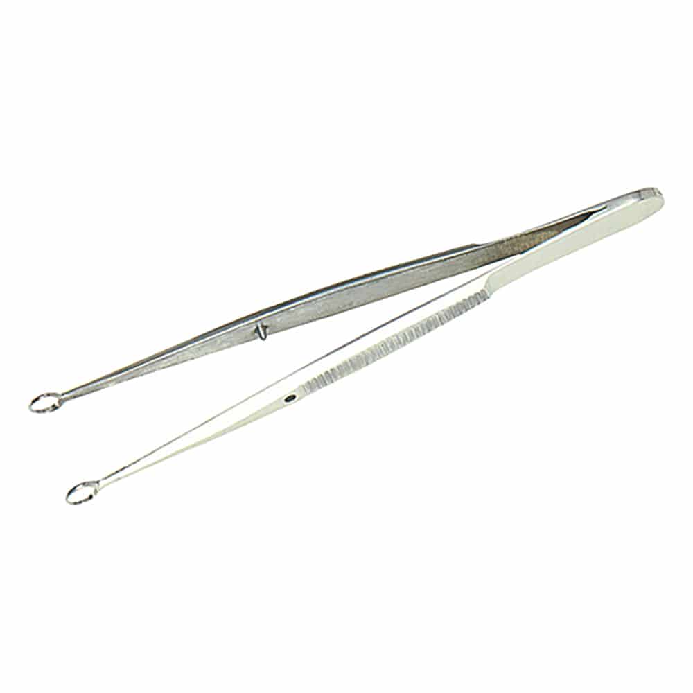 アズワン リングピンセット 100mm No.6 1本(ご注文単位1本)【直送品】