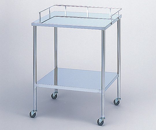 ナビス(アズワン) 器械卓子(手摺付き) 600×450×750mm C-1M 1台(ご注文単位1台)【直送品】