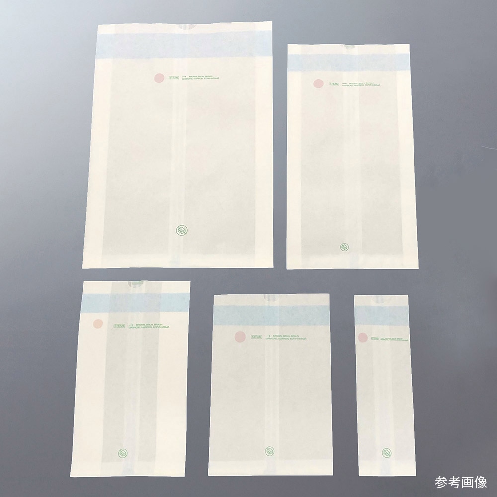日油技研工業 紙製滅菌バッグ(ヒートシール式) 500枚入 PB501 FLAT 1箱(ご注文単位1箱)【直送品】
