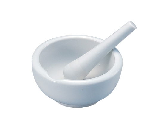 アズワン 磁製乳鉢　φ210mm　　乳棒付き　 1セット（ご注文単位1セット）【直送品】