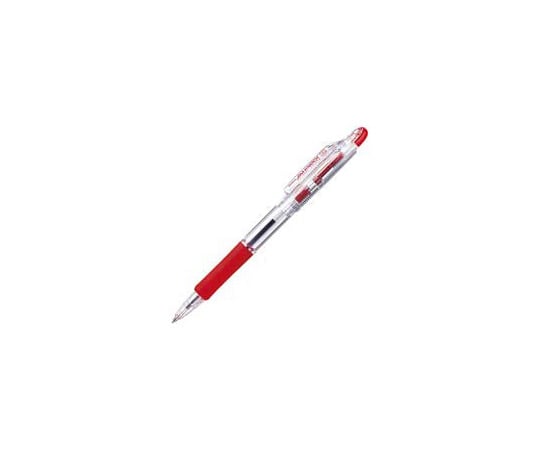 ゼブラ ボールペン ジムノック 赤 10本 KRB-100-R 1箱(ご注文単位1箱)【直送品】