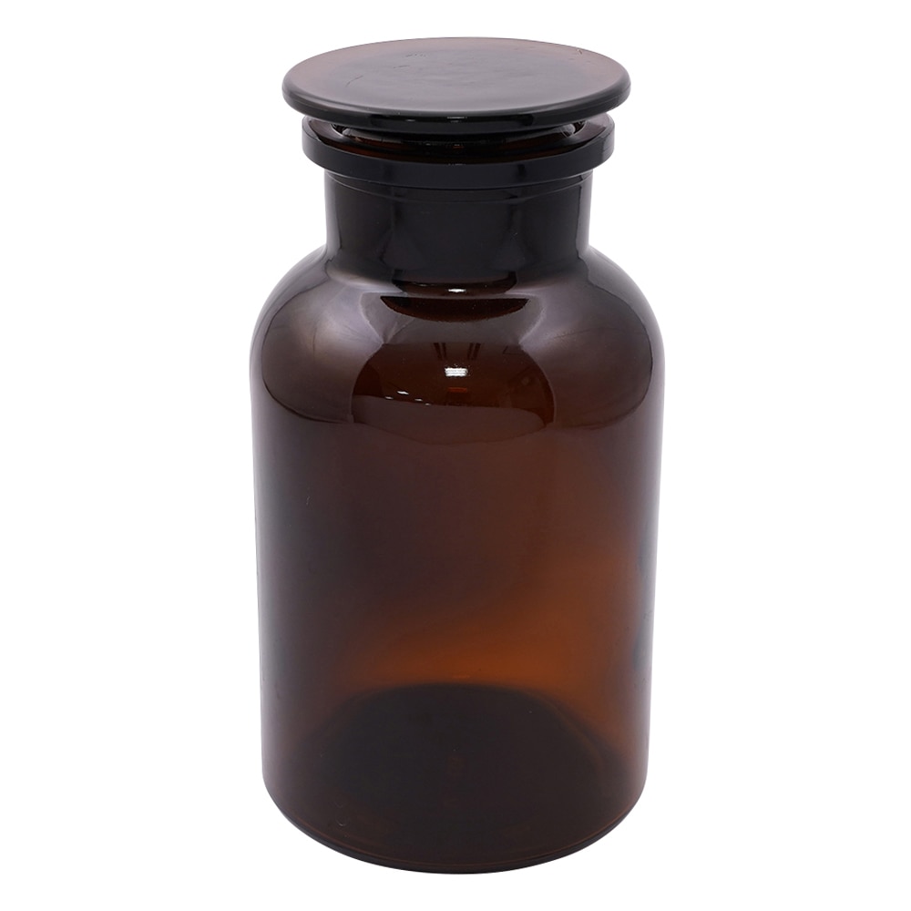 アズワン 広口試薬瓶 茶 1000mL 632414204940 1個(ご注文単位1個)【直送品】
