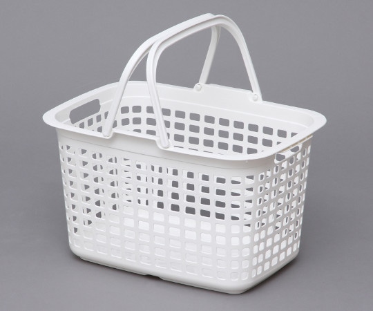 アイリスオーヤマ ランドリーバスケット ピュアホワイト LB-M 1個(ご注文単位1個)【直送品】