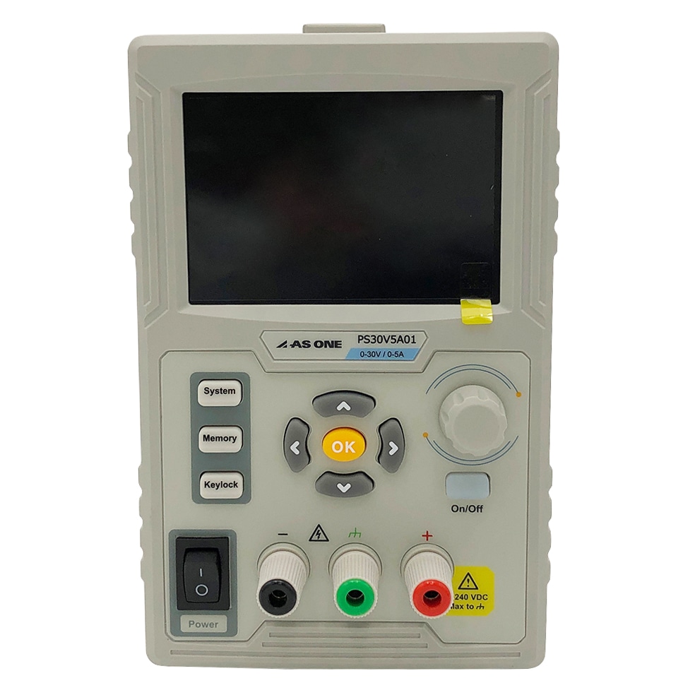 アズワン 直流安定化電源 0~30V/0~5A PS30V5A01 1個(ご注文単位1個)【直送品】
