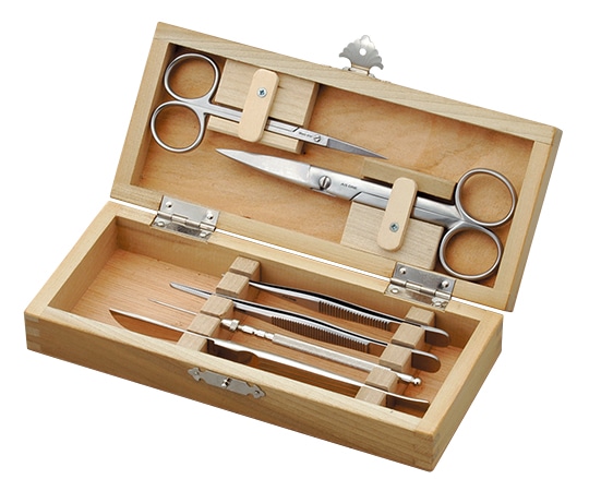 アズワン 小解剖セット 1セット(6個入) 6点セット 1セット(ご注文単位1セット)【直送品】