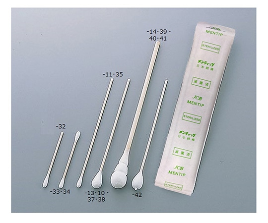 日本綿棒 メンティップ(木軸) 婦人科・外科・皮膚科・細菌検査 φ4.8×153mm 1箱(10本×120袋入) 10A1504 1箱(ご注文単位1箱)【直送品】