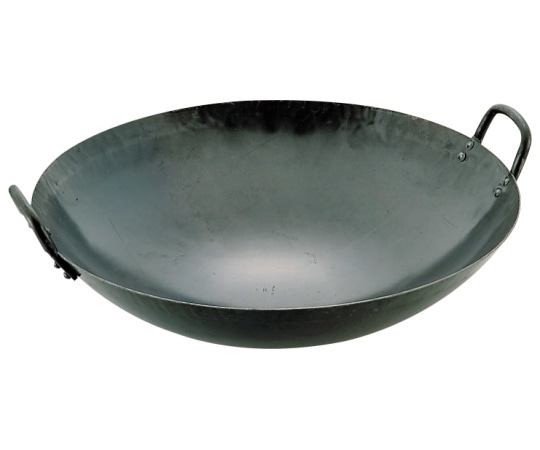 山田工業所 鉄打出中華鍋 30cm(板厚1.6mm) 017002012 1個(ご注文単位1個)【直送品】