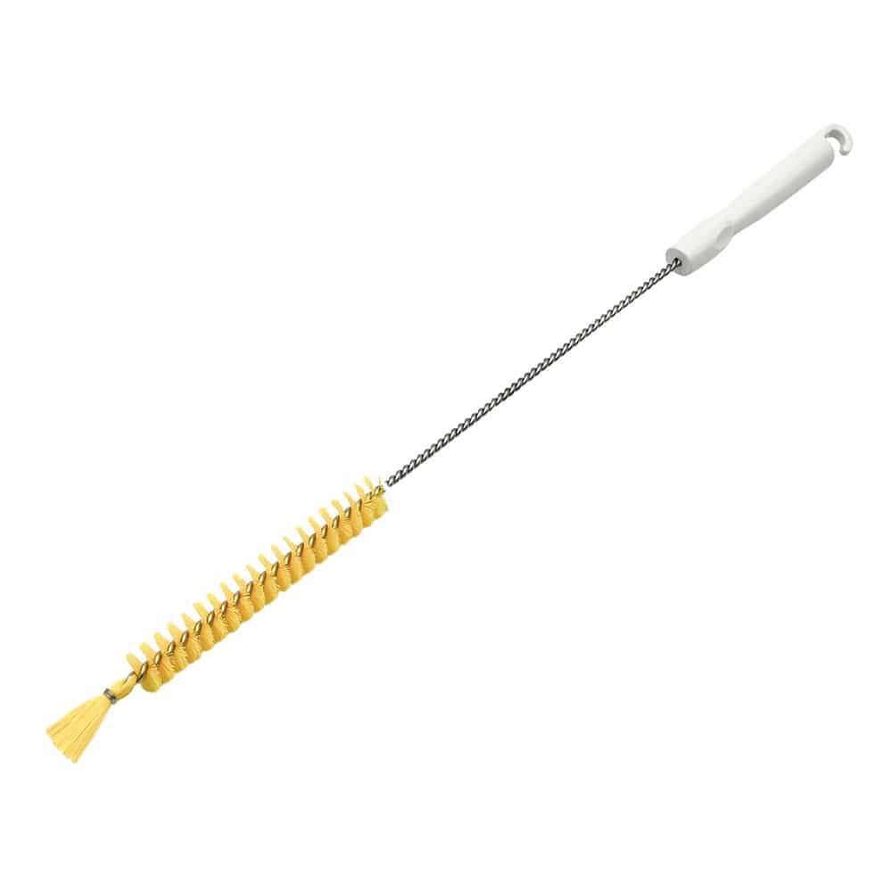 アズワン パイプクリーナーホ付(PBT毛) 500×135×φ20mm イエロー ABS-PH-20Y 1本(ご注文単位1本)【直送品】