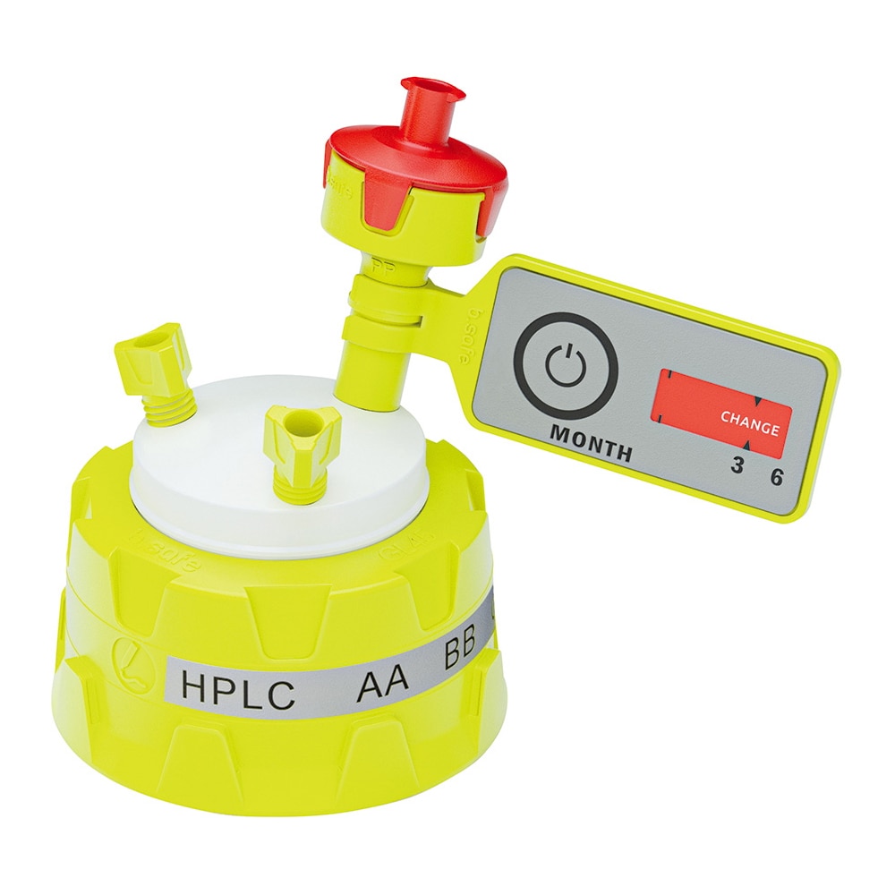 b safe HPLC安全キャップ 抽出用 ポート数2 M 145-02 1セット(ご注文単位1セット)【直送品】