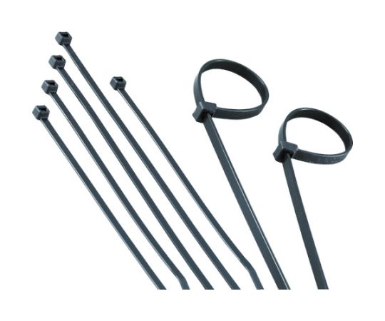 トラスコ中山 ナイロン結束バンド耐候性タイプ幅4.8mm長さ292mm 100本 TRJ300B 1袋(ご注文単位1袋)【直送品】