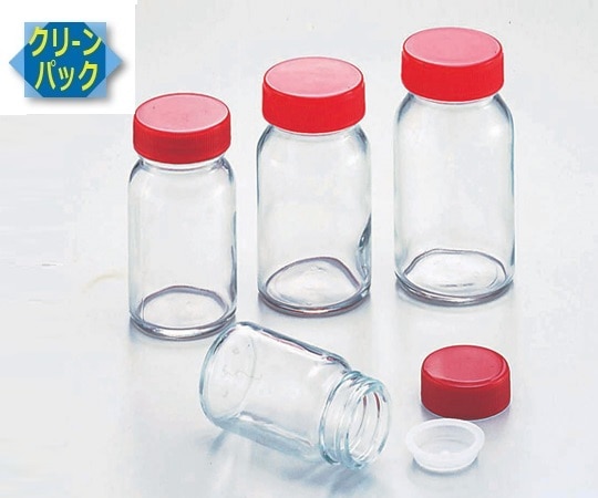 アズワン 規格瓶SCC 80本入 (純水洗浄処理済み) No.5 1箱(ご注文単位1箱)【直送品】