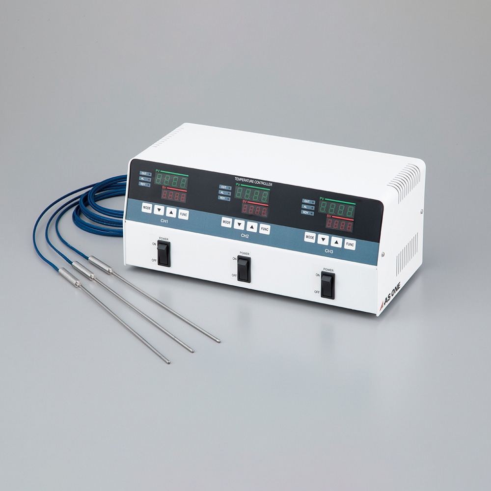 アズワン フリー電源デジタル温度調節器 0~999℃ K熱電対×3 TS-K3G 1個(ご注文単位1個)【直送品】