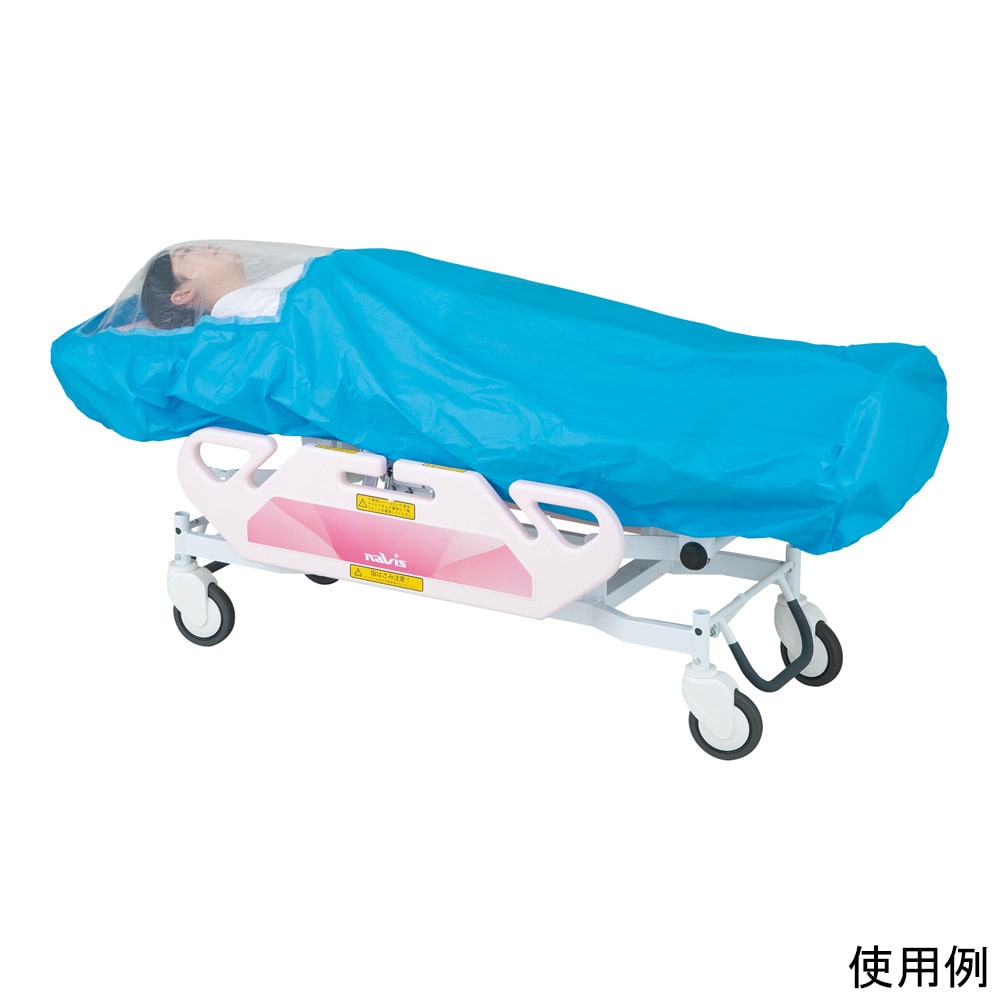 ナビス(アズワン) ディスポストレッチャーレインカバー 10枚入 DSR-1 1箱(ご注文単位1箱)【直送品】