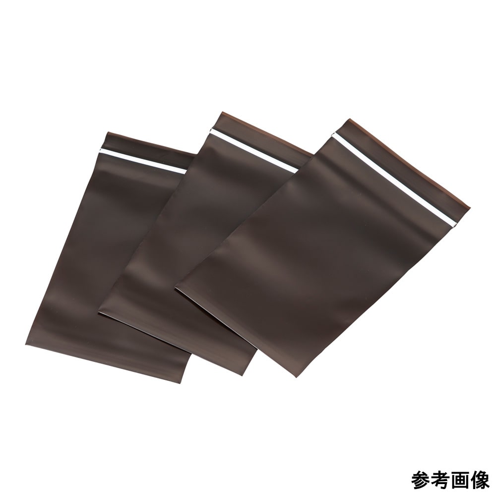 アズワン 遮光チャック袋 63×228mm 100枚入 MGUV3P02509 1箱(ご注文単位1箱)【直送品】
