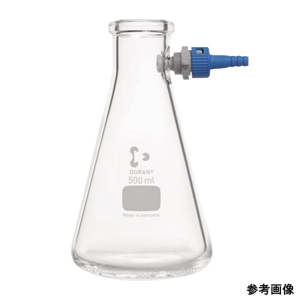 SCHOTT/DURAN 吸引ろ過瓶(PBT製チューブコネクター付)丸型 10000mL 211948658 1個(ご注文単位1個)【直送品】