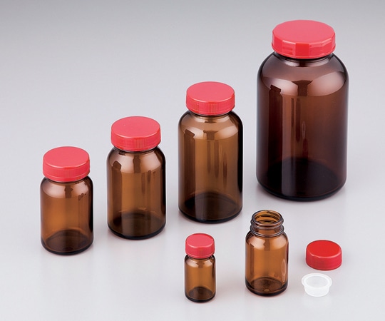アズワン 規格瓶SCC 茶 50本入 (純水洗浄処理済み) No.13K 1箱(ご注文単位1箱)【直送品】