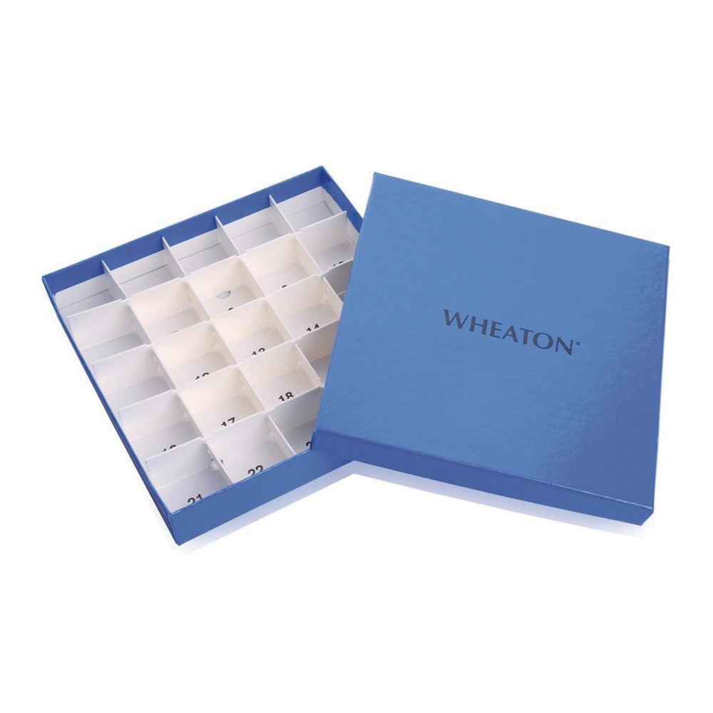 WHEATON ティシューバイアル用サンプル容器 ブルー W651610-B 1個(ご注文単位1個)【直送品】