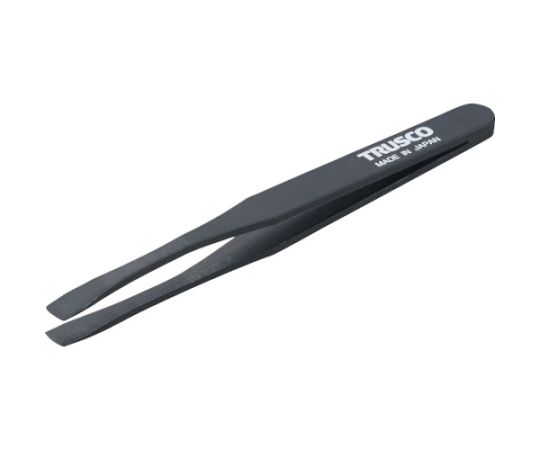 アズワン プラスチック製ピンセット 120mm 先丸平型TPP-234 1本 (ご注文単位1本) 【直送品】
