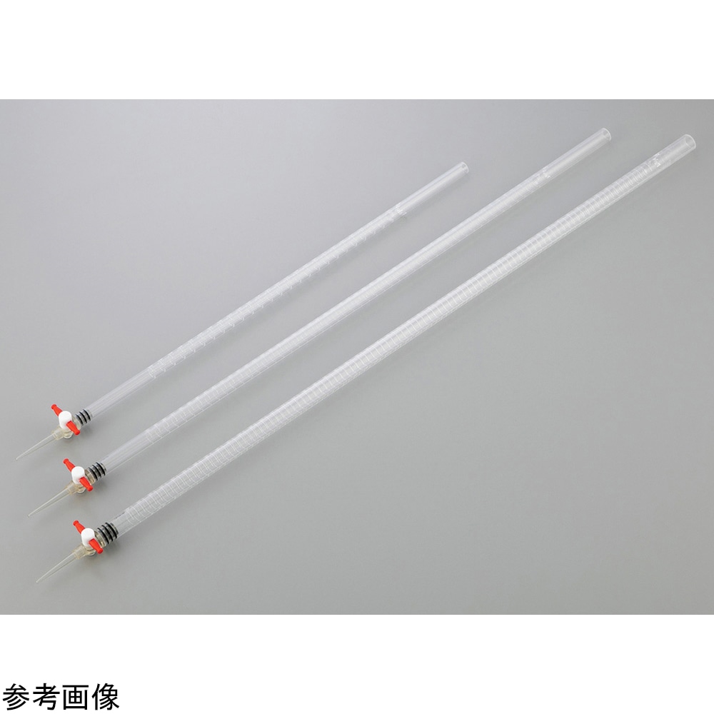 Polylab プラスチックビュレット (TPXコック付) 100mL11503 1個 (ご注文単位1個) 【直送品】