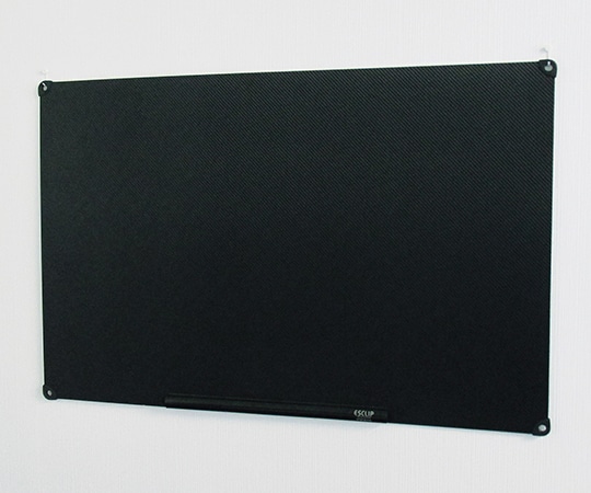 アズワン 静電気吸着式掲示板 ESCLIP (R) 1000×650×3mm 黒 1台 (ご注文単位1台) 【直送品】