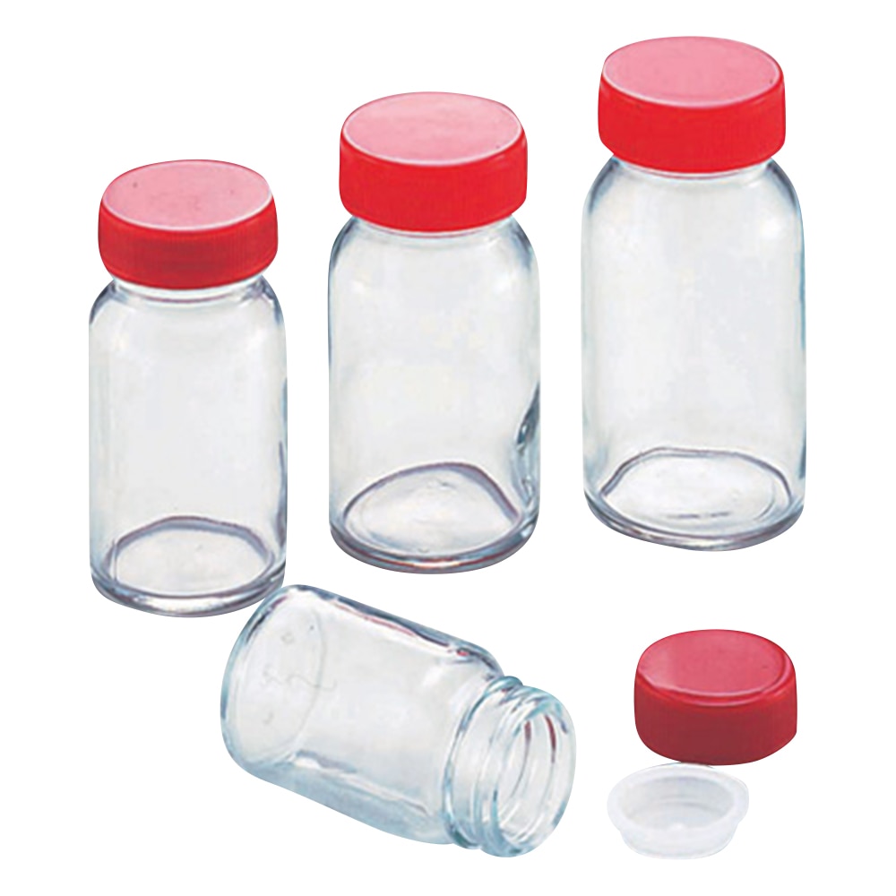 アズワン 規格瓶SCC 24mL 100本入 (純水洗浄処理済み) No.2 1箱 (ご注文単位1箱) 【直送品】