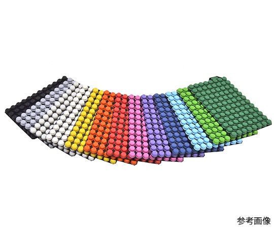 Micronic Europe B.V. 96well format用Push Cap 8cap band型 ナチュラル 1パック (40マット入) MP53089 1パック (ご注文単位1パック) 【直送品】