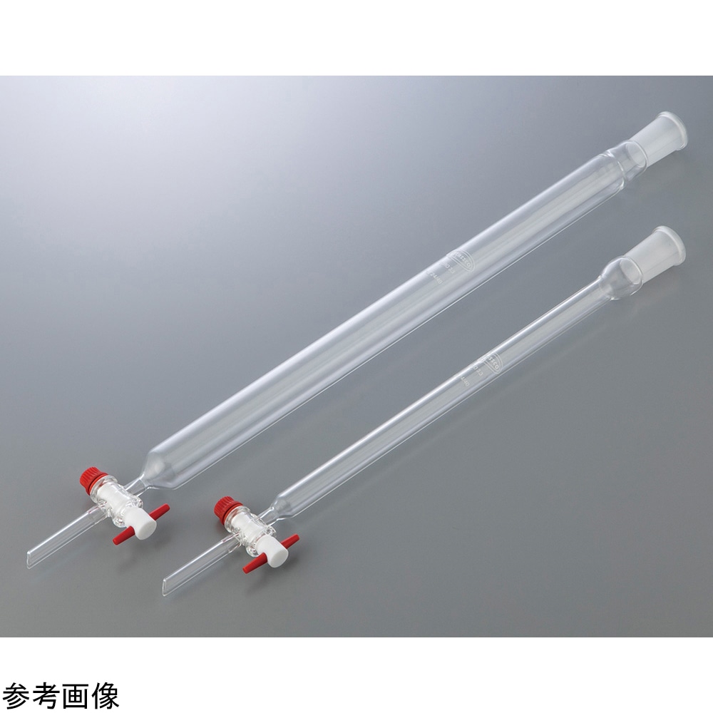 Glassco クロマトグラフ管 (摺合有り) φ26×457mm221.475.02 1個 (ご注文単位1個) 【直送品】