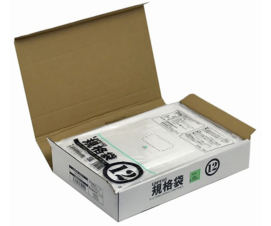 紺屋商事 小箱売:PE規格ポリ袋 03透明 12号 100枚×10冊入 00723012 1箱(ご注文単位1箱)【直送品】