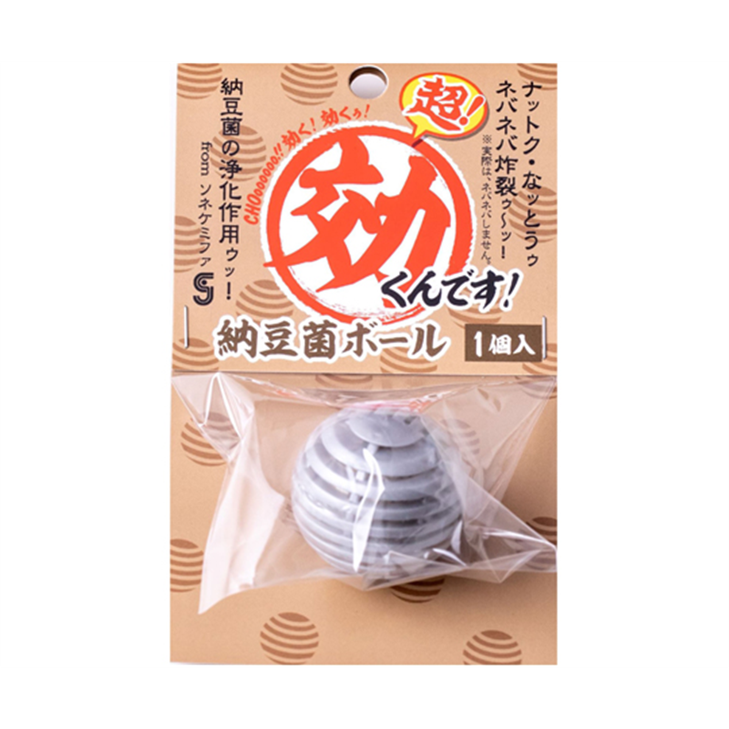 ソネ・ケミファ 超効くんです 納豆菌ボール 1個(ご注文単位1個)【直送品】