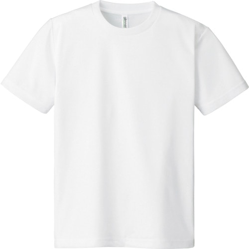 トラスコ中山 glimmer ドライTシャツー00300-ACTーホワイトーM(ご注文単位1枚)【直送品】